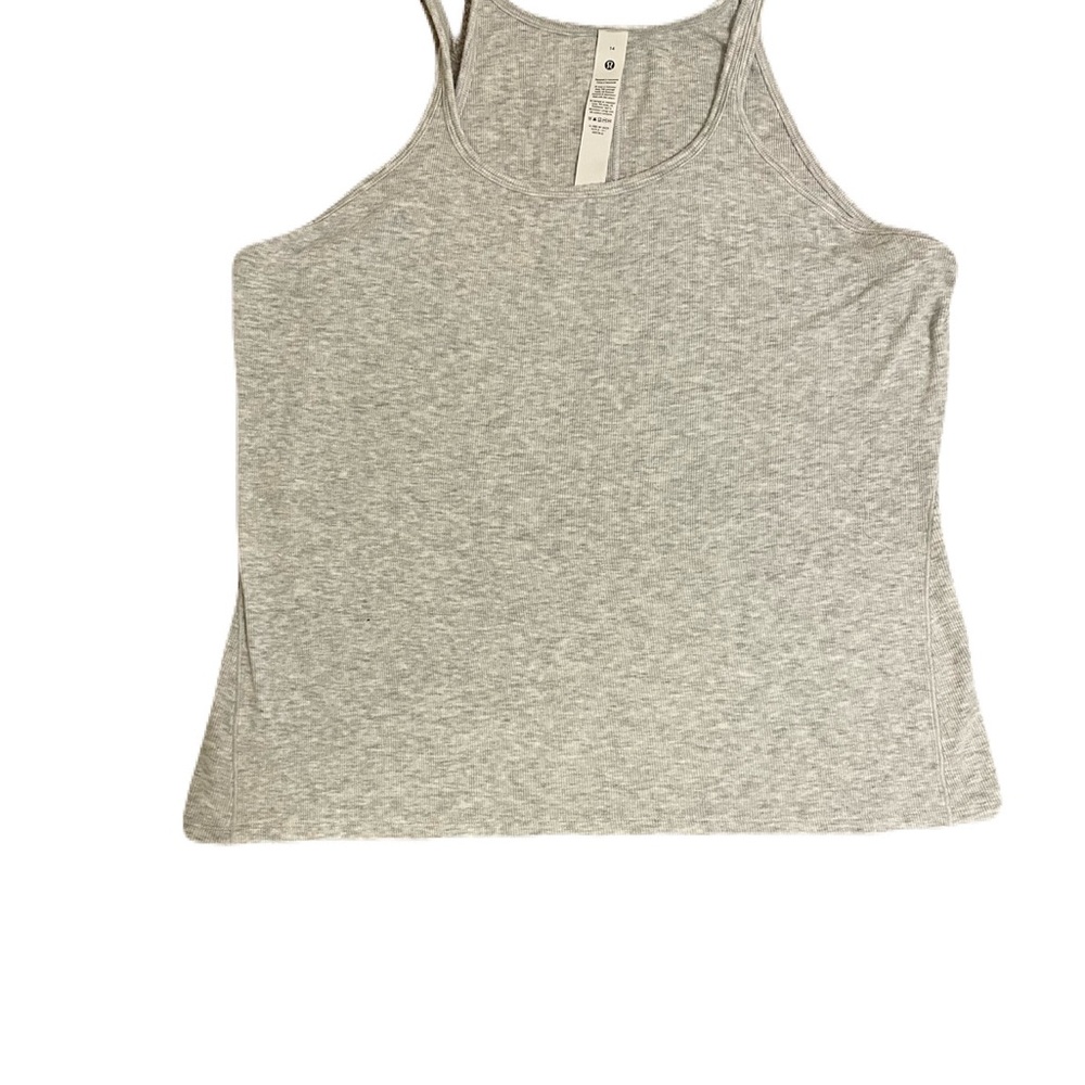Lululemon Athletica Cream Fitted Tank Top